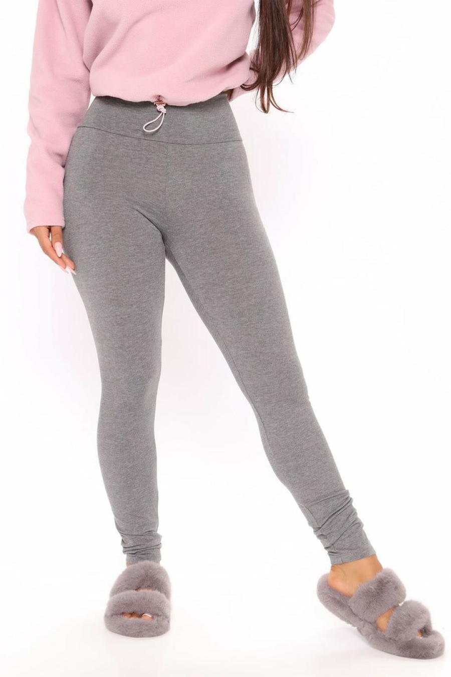 Leggings * | Top 10 Fashion Nova Brooke Leggings Heather Grey