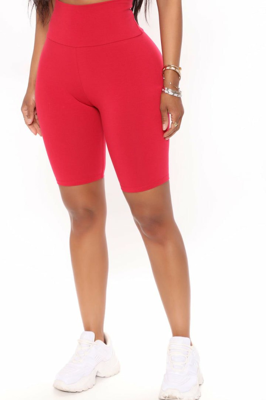 Biker Shorts * | New Fashion Nova Biker Shorts My Favorite Biker Short Red