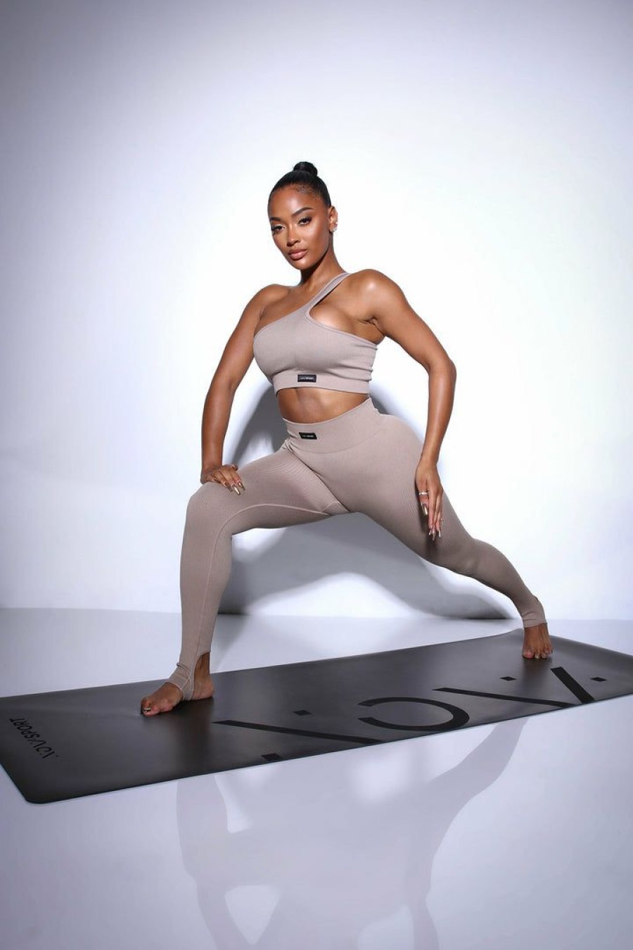 Accessories * | Flash Sale Fashion Nova Eris Yoga Mat Black Accessories