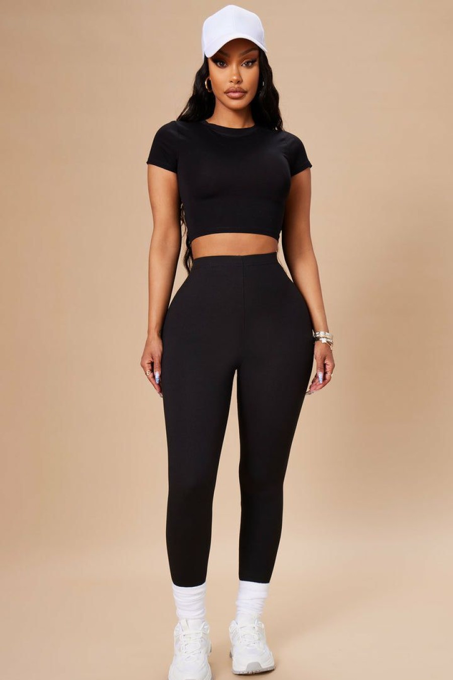 Leggings * | Discount Fashion Nova Almost Every Day Leggings Black