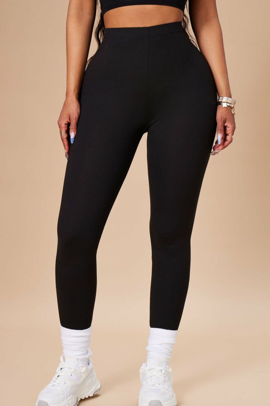 Leggings * | Discount Fashion Nova Almost Every Day Leggings Black