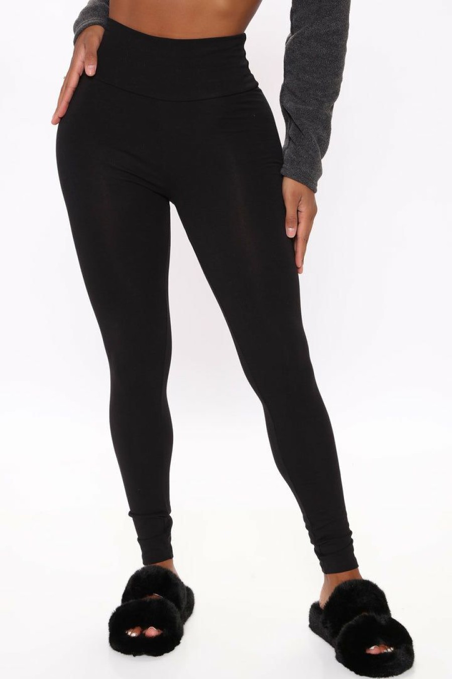 Leggings * | Discount Fashion Nova Brooke Leggings Black