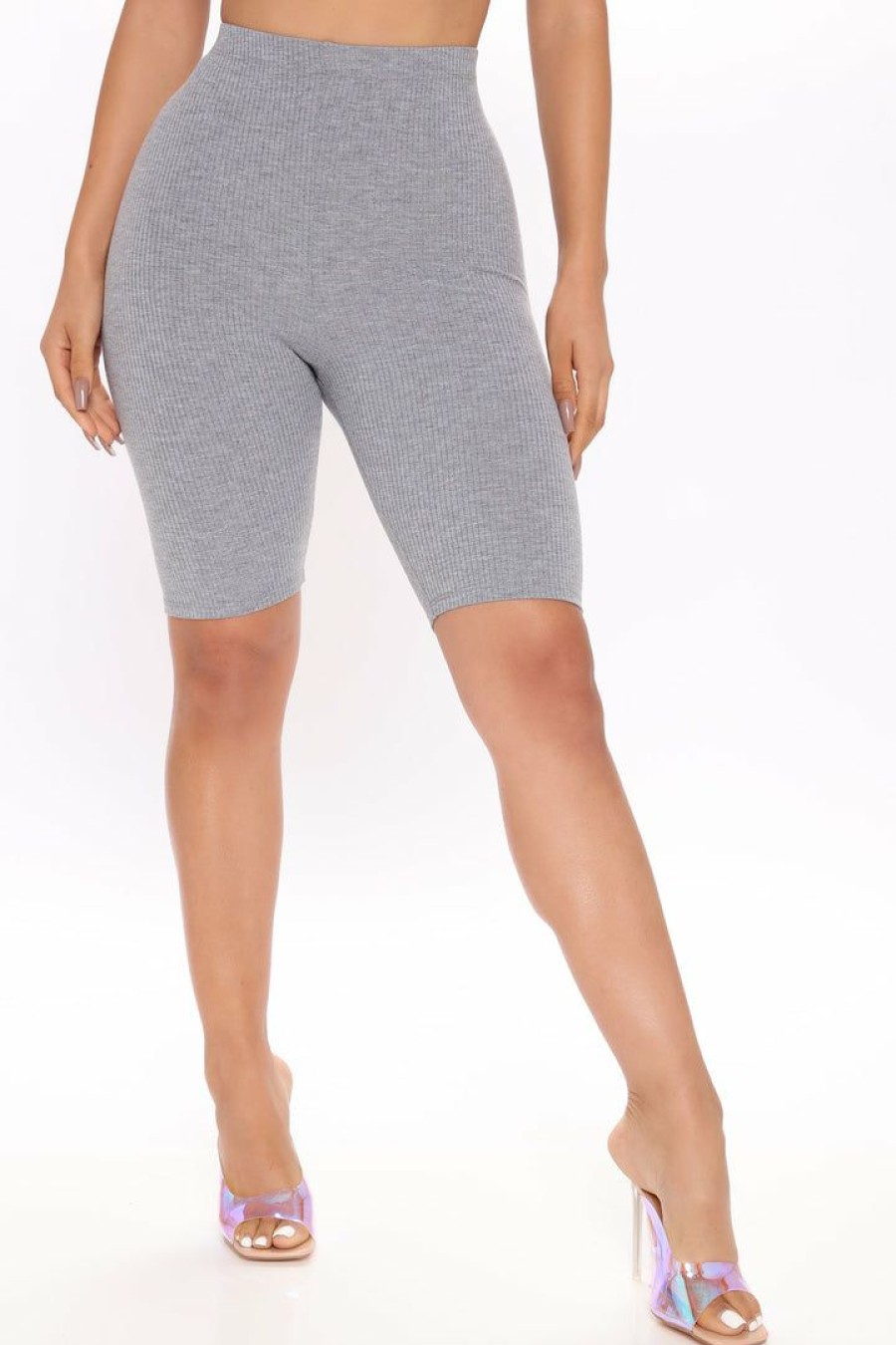 Biker Shorts * | Budget Fashion Nova Gotta Have It Biker Shorts Grey