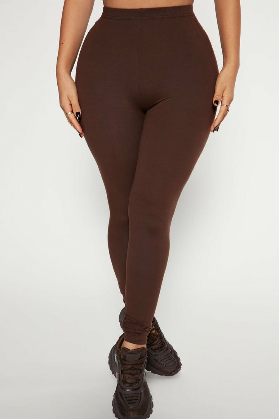 Leggings * | Best Sale Fashion Nova Almost Every Day Leggings Chocolate